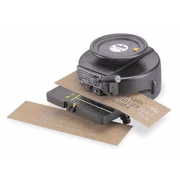 Stencil Machine, 3/4 In Character H