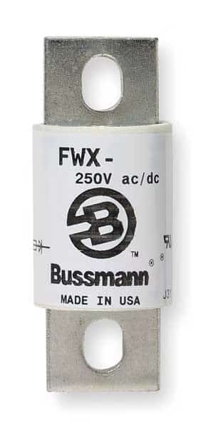Semiconductor Fuse, Fast Acting, 70 A, FWX-A Series, 250V AC, 250V DC, 3-1/8" L x 1-7/32" dia, EATON BUSSMANN, Mfr# FWX-70A