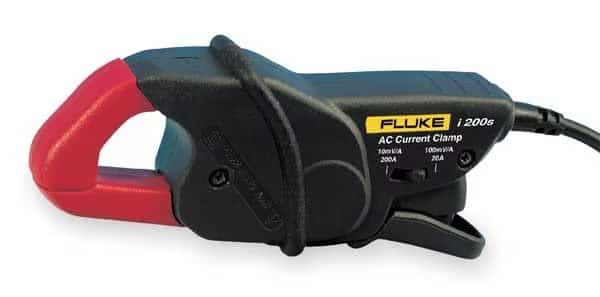 AC Clamp OnCurrent Probe,1 to 200A, Mfr#: Fluke-i200S, FLUKE