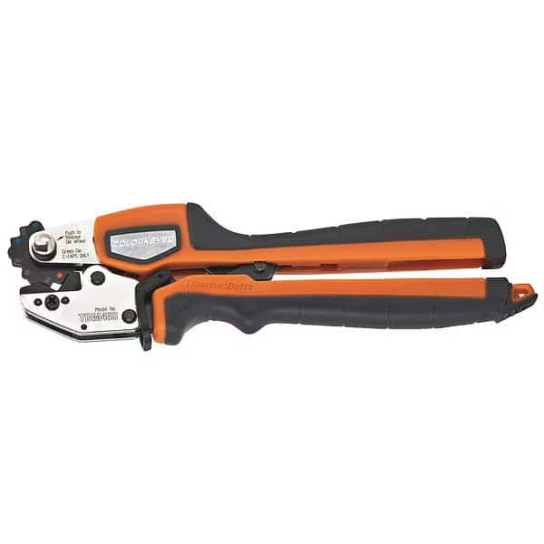 10 1/2 in Ratchet Crimper 8 to 2 AWG Copper, 10 to 6 AWG Aluminum