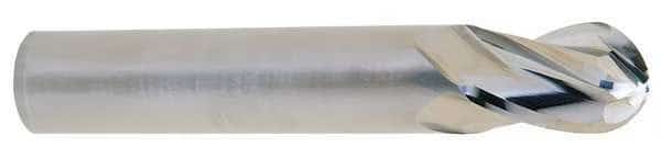 3/4" Two Flute Routing End Mill Ball Nose, 2-1/8" Neck