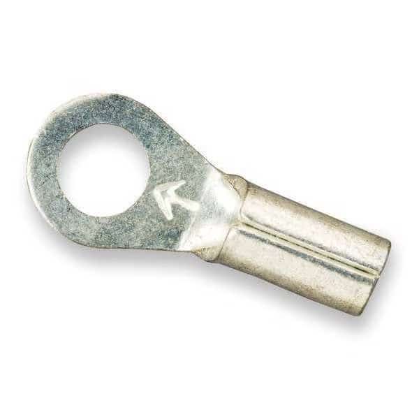 Scotchlok 22-18 AWG Non-Insulated Ring Terminal #10 Stud PK100, 3M, Mfr# MU18-10RX