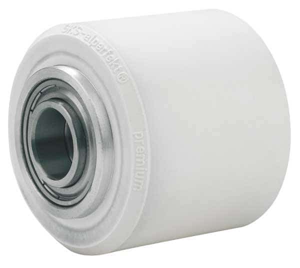 White Roller, 3 5/16 x3 5/16