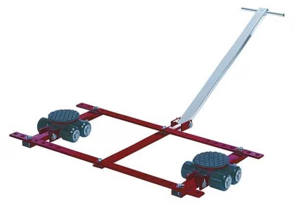 Tandem Machine Dolly, 13,200 lb., Steel