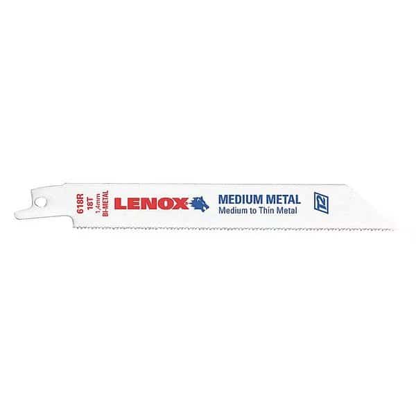 6" L x Metal Cutting Reciprocating Saw Blade
