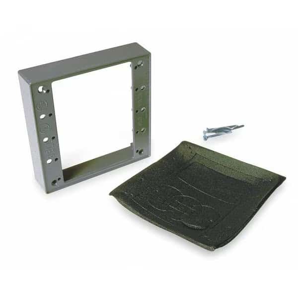 Extension Box, 2 Gangs, Aluminum