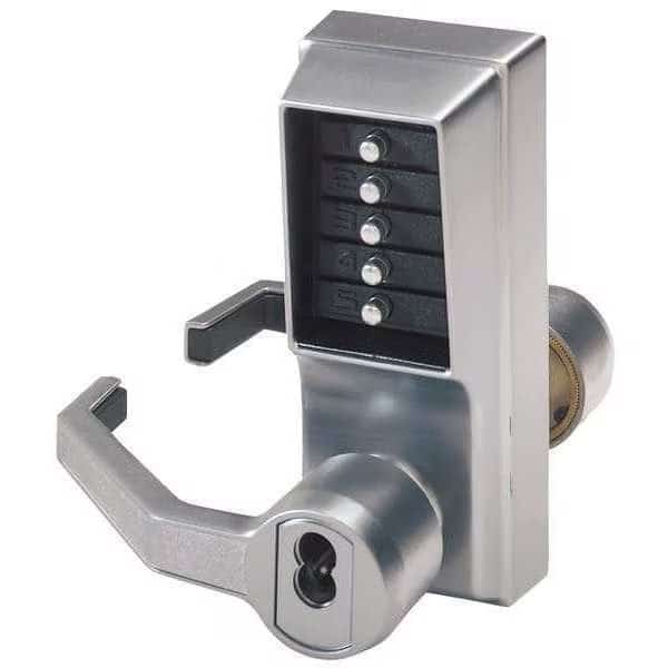 Push Button Lock, Entry, Key Override
