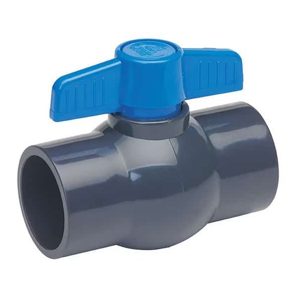 1-1/2" Socket PVC Ball Valve Inline