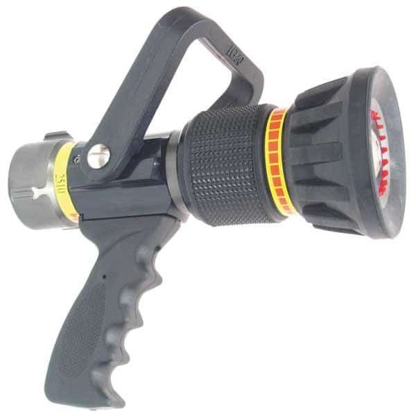 Fire Hose Nozzle, 1-1/2 In., Black