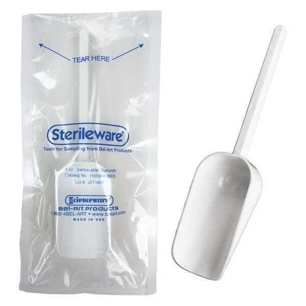Sampler Scoop, 4 oz, Wht, Polystyrene, PK100, EnjoyTool select, Mfr# H36904-0000