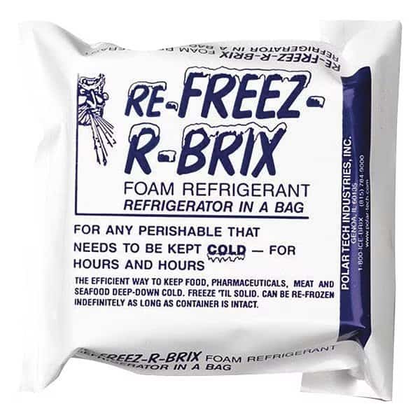 Freezer Pack,6 lb.,4-1/2" L,4" W,PK6, Mfr#: RB 15, POLAR TECH