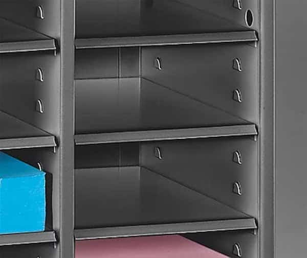 Shelves, Letter Size, Black, PK5