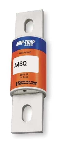 Fuse, Time Delay, 500 A, A4BQ Series, 600V AC, 500V DC, 8-5/8" L x 2" dia, MERSEN, Mfr# A4BQ500