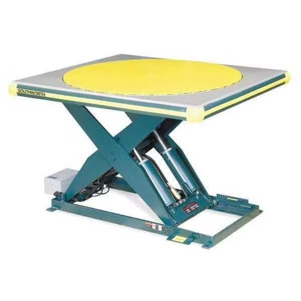 Scissor Lift Table, 3500 lb. Cap, 115V, 48"W, 48"L