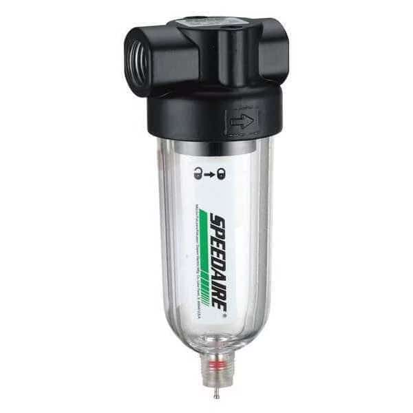 Filter,1/4" NPT,26 cfm,5 micron, Mfr#: 4ZL08, SPEEDAIRE