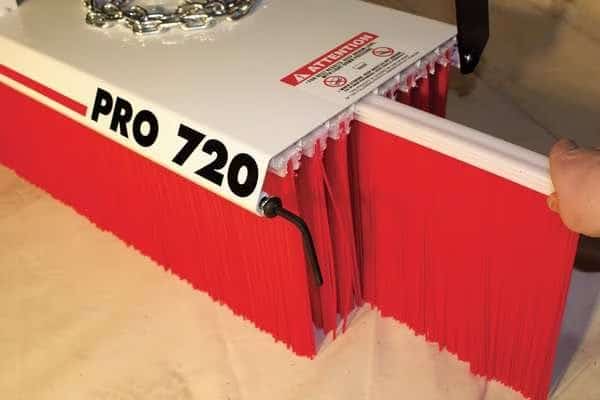 Pro Series Brushes, 60 In W, 11 In H, PK8