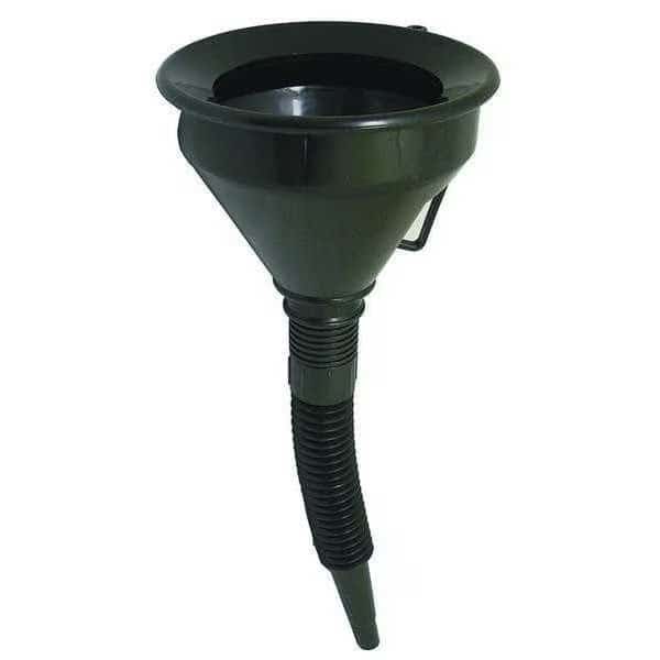Funnel and Flexible Spout,1qt.,1/2" dia., Mfr#: 32825, FUNNEL KING