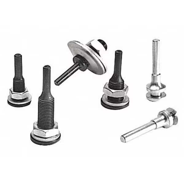 UA-4 Power Brush Adapter, 3/8" Arbor, 1/4" Stem Diameter, Left Hand Threaded, 4" Max Brush Dia.