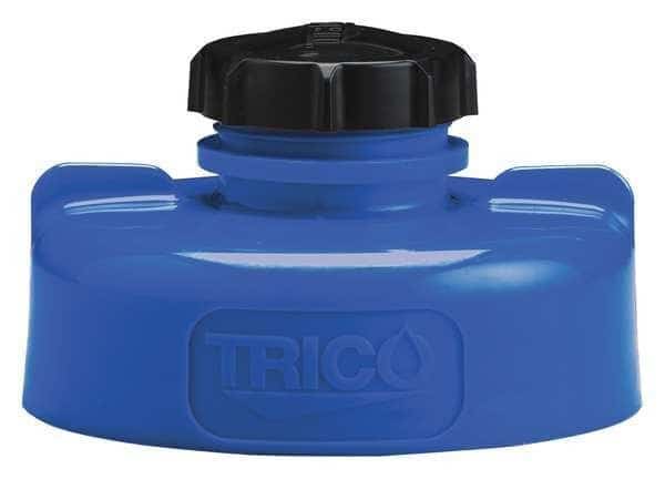 Storage Lid, HDPE, 3.25 in. H, Blue