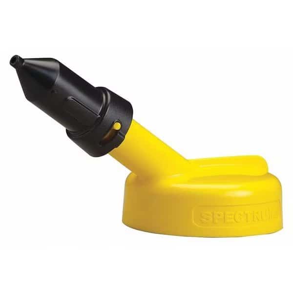 Storage Lid, HDPE, 6.25 in. H, Yellow