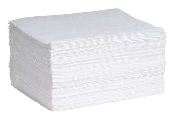 Absorbent Pad,Oil-Based Liquids,PK100, Mfr#: WP100M, SPILLTECH