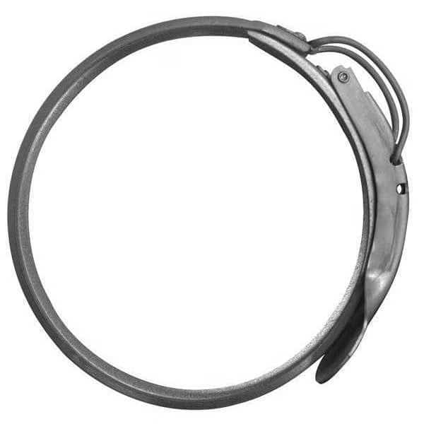 Duct Clamp For 10 in Dia Duct, 22 ga Galvanized Steel, 194 Degrees F Max Temp