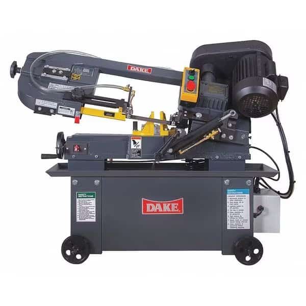 Band Saw, 7" x 12" Rectangle, 7" Round, 7 in Square, 120V AC, 110V AC V, 0.75 hp HP, Dake, Mfr#: 983100
