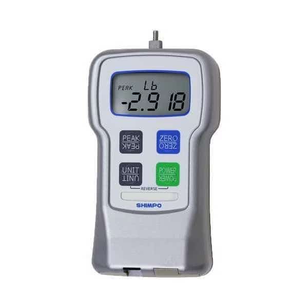 Digital Force Gauge, 20 lb., 4 Digit LCD
