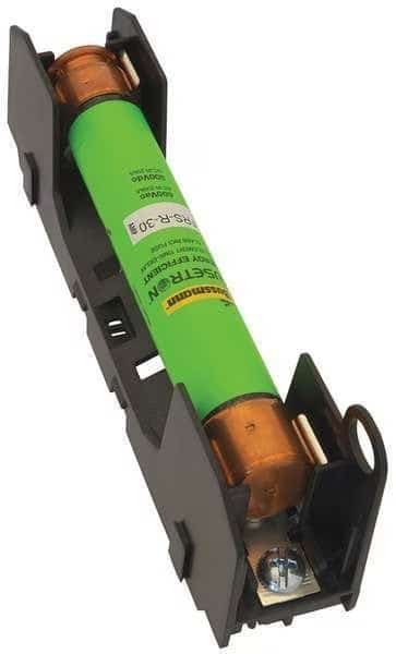 Open Fuse Block, 0 to 30A Amp Range, 600V AC/DC Volt Rating, 1 Poles, Screw