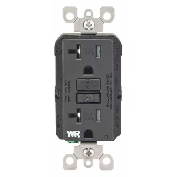 GFI Receptacle, LEVITON, Mfr# GFWT2-E