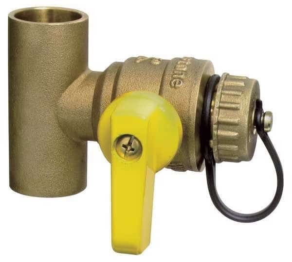 Boiler Drain Valve, 1/2 in., C x C