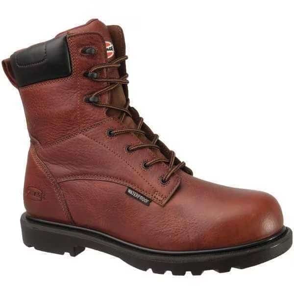 Hauler, Men's 8 in Composite Toe 8-Inch Work Boot, Brown, 6.5, M, IA0180