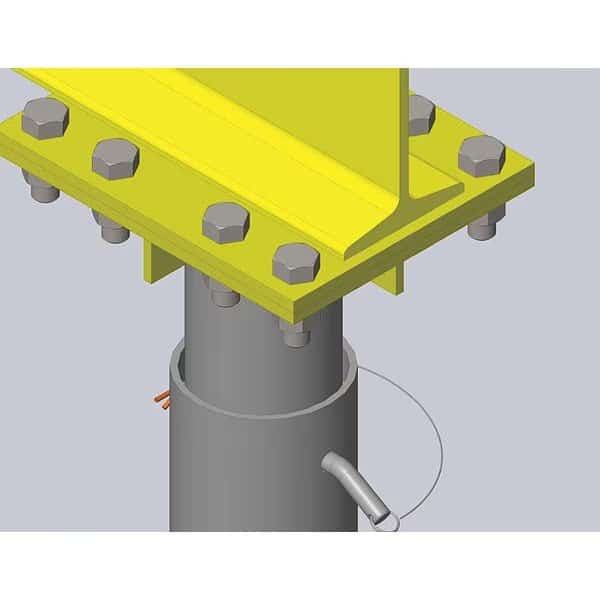 Portable Gantry Crane, 6 ft. H 6 In. H