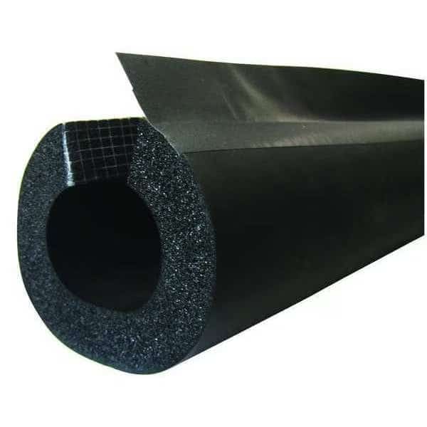 Pipe Insulation, 5/8" OD, 6 ft. L, NBR/PVC Based Elastomeric, 1 in Wall