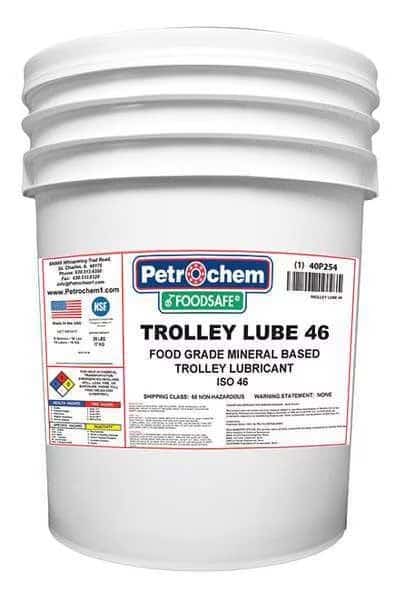Food Grade Trolley Lubricant, 5 Gal.