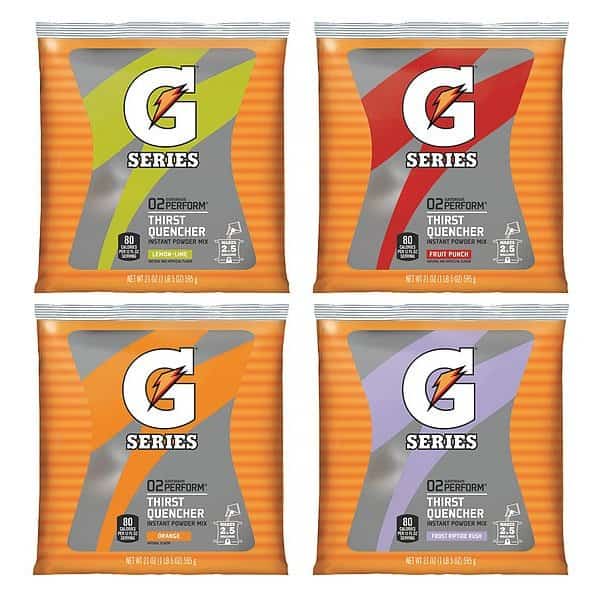 Sports Drink Mix,Assorted,2.5 gal,PK32, Mfr#: 3944, GATORADE