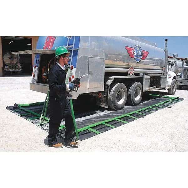 Spill Cont. Berm, Rapid Rise, 2333 gal, PVC, Ultratech, Mfr#: 8656