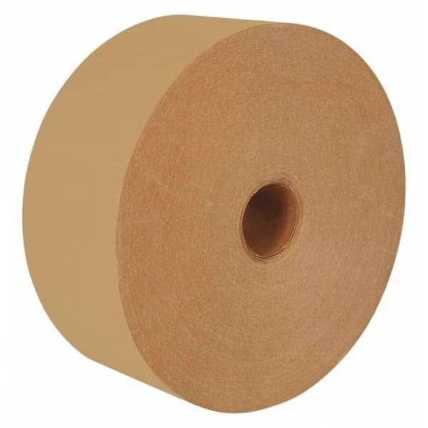 Water-Activated Tape, 8 mil, Kraft, PK6