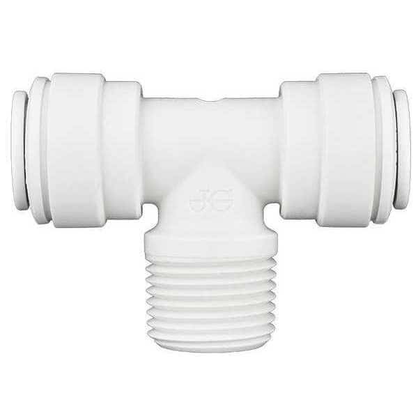 Polypropylene Fixed Tee, 3/8 in Tube Size, JOHN GUEST, Mfr# PP641223W
