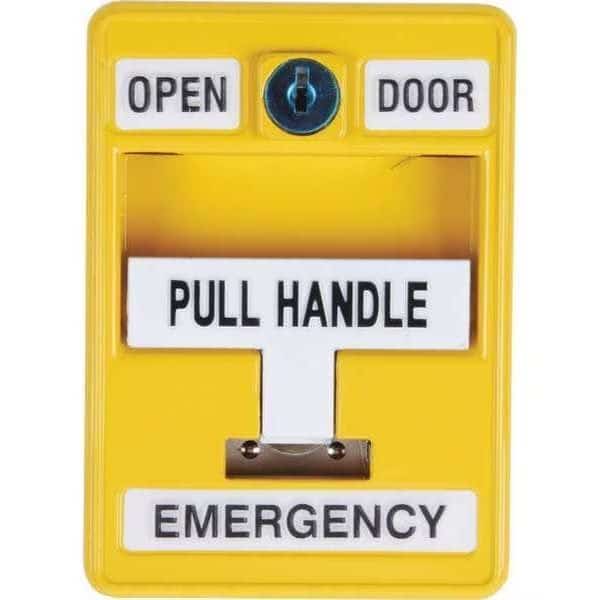 Emergency Pull Station, 30VAC/DC, Yellow