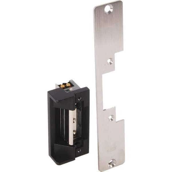 Electric Door Strike, Stainless Steel, Brushed, For Use With: Mortise/Cylindrical Locksets
