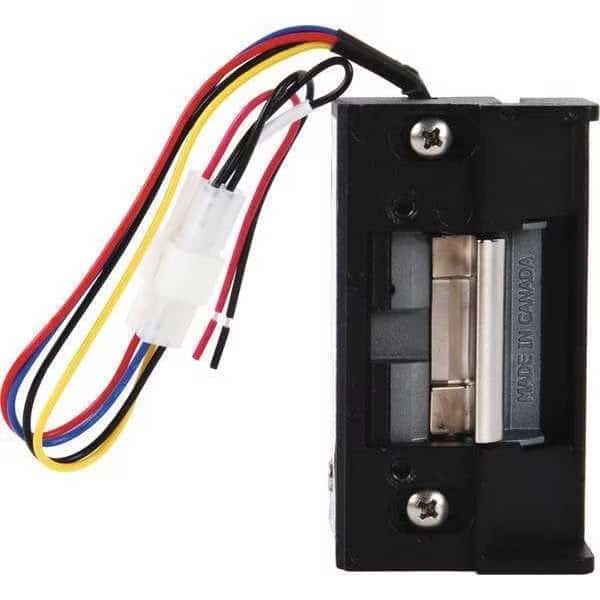 Electric Door Strike, Stainless Steel, Unfinished, Includes: Trim Plate