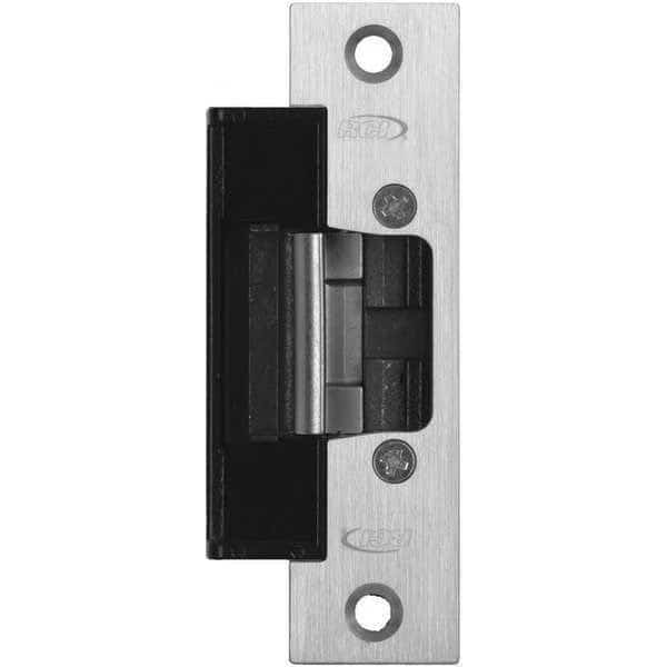 Electric Door Strike, Stainless Steel, Brushed, For Use With: Cylindrical Locksets