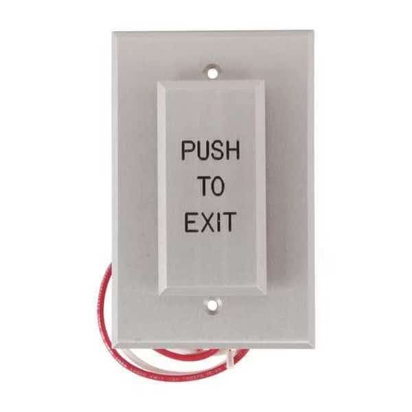 Push to Exit Button,24VDC,Silver Button, Mfr#: W5286-P23DAxE1, DORTRONICS