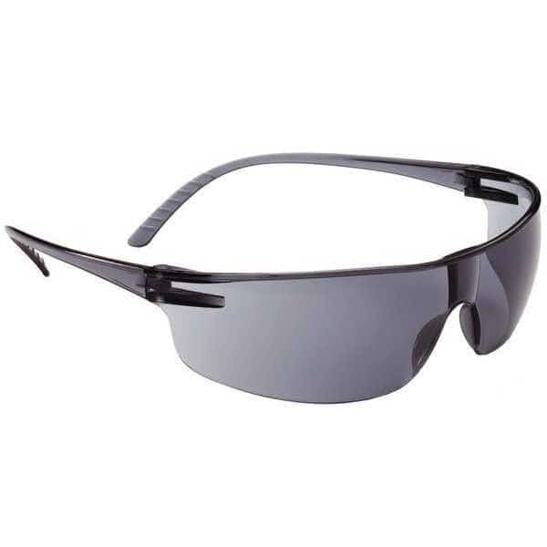 SVP200, Safety Glasses Anti-Fog &  Anti-Scratch, Gray Lens, Frameless, Wraparound