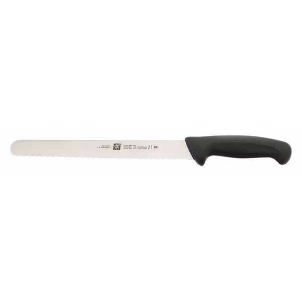 Knife, Serrated, 9-1/2" L, Black Handle