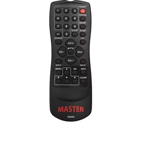Remote Control, Black, 29/64" Depth