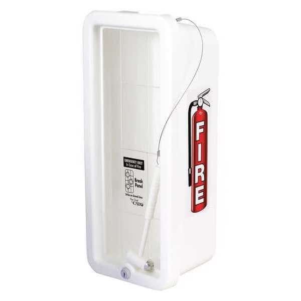 Fire Extinguisher Cabinet, Surface Mount, 19 1/4 in Height, 5 lb, CATO, Mfr# 105-5 WWC-H