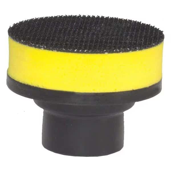 Polishing Pad, 2" Size, Rubber, Yellow