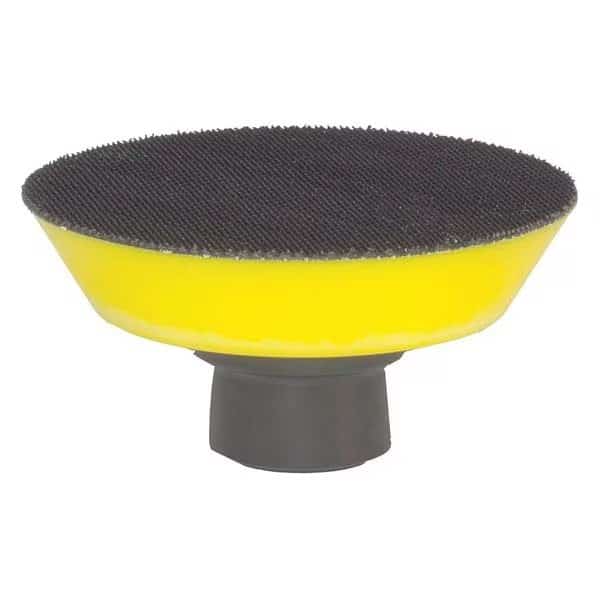 Polishing Pad, 1" Size, Rubber, Yellow